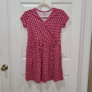 Diane von Furstenberg for Target Girls Geometric Print Dress Size 14 | Preppy